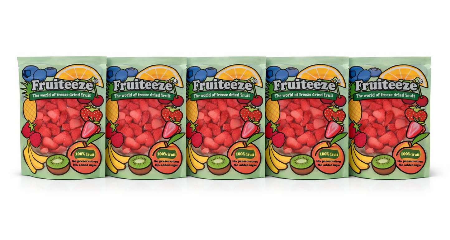Freeze dried Strawberry slices Fruiteeze